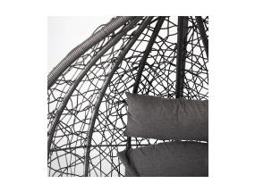 Ripptool DROPLET tumehall 120x120xH200cm, terasraam, plastikpunutis