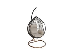 Ripptool DROPLET must 120x120xH200cm, alumiiniumraam, plastikpunutis