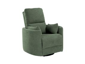 Tugitool STINA kiikuv ja pöörlev manuaalne recliner 83x88xH100cm, roheline