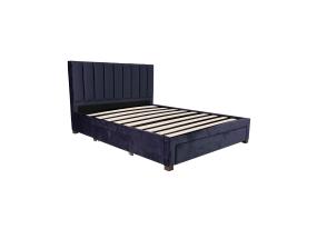 Voodi GRACE 160x200cm, ilma madratsita, sinine