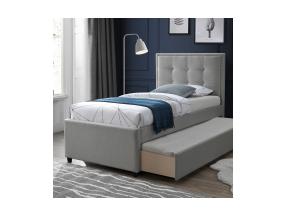 Voodi OSWALDO 90x200cm, ilma madratsita, plaatinahall