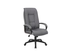 Töötool MASON, 68,5x76,5xH115,5-124,5cm, tumehall, kangas, plastik