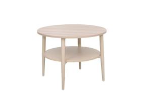 Diivanilaud LESTER 60x60xH45cm, hele puit/beež