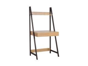 Kirjutuslaud STEP 74x48xH146cm, tamm, melamiinplaat, metallraam