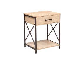 Abilaud/öökapp HEDVIG 48x40xH60cm, saar/must