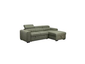 Nurgadiivanvoodi ODELIA PN 252x165xH82/100cm, heleroheline