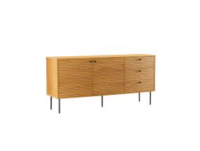 Kummut LINE 150x40xH74cm, tammedekooriga melamiin