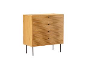 Kummut LINE 80x40xH85cm, tammedekooriga melamiin