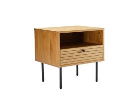 Öökapp LINE 50x40xH50cm, tammedekooriga melamiin