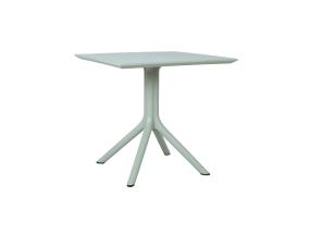 Laud MANGO 80x80xH75cm, rohekashall plastik