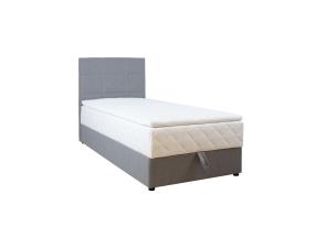 Kontinentaalvoodi LEVI 90x200cm, madratsiga, hall