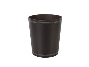 Prügikast WALTER D25xH28cm, tumepruun, kunstnahk