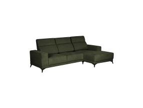 Nurgadiivan DARLA PN 281,5x97,5/161xH104cm, tumeroheline