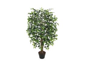 Kunstpuu FICUS, H120cm, 1 tüvega, must pott