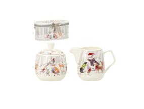 Suhkrutoos ja koorekann MIA SNOW, kinkekarbis