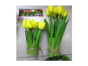 Kunstlill FLOWERLY 5-ne, madalad tulbid, mix