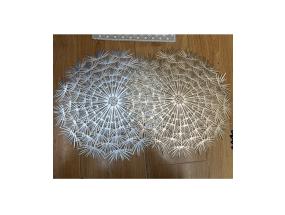 Lauamatt DANDELION, hõbe