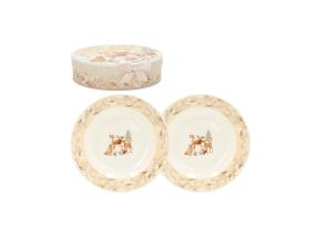 Taldrikud MIA DEER 2tk D20cm, kinkekarbis