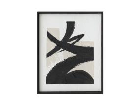 Maal raamiga 40x50cm, must joon