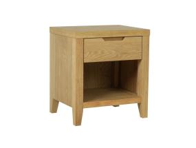 Öökapp/laud CHAMBA, 40x50xH55cm, 1 sahtli ja 1 riiuliga, tamm