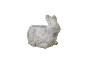 Lillepoti ümbris STONE 18x13xH14,5cm, jänes