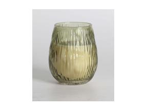 Lõhnaküünal klaasis NATURE GREEN H10,8cm, Tranquil Summer