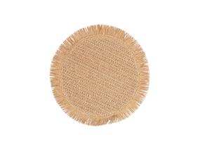 Lauamatt SUZAN D38cm jute, beež