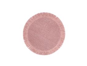 Lauamatt SUZAN D38cm jute, lilla