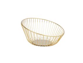 Vaagen NISSA D25xH13cm, kuldne ovaal