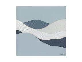 Õlimaal 100x100cm, abstraktne meri