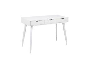 Kirjutuslaud NEPTUN 110x50xH77cm, valge, melamiinplaat, metall