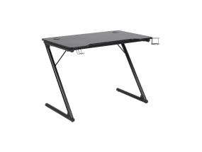 Kirjutuslaud TROOPER 100x60xH75cm, must, MDF, metall