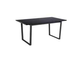 Söögilaud AMBLE 160x90xH74cm, must, melamiin, metall