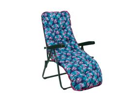 Lamamistool BADEN-BADEN sinine lehtedega kate