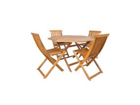 Aiamööblikomplekt FINLAY laud ja 4 tooli