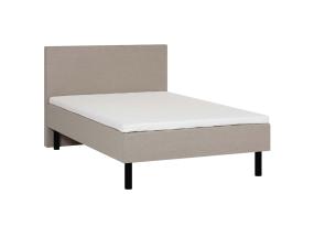 Kušett LANDE 140x200cm, peatsiotsaga, beež, 7-tsooniline pocket-vedrustus