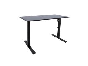 Töölaud ERGO OPTIMAL 1-mootoriga 120x60cm, must
