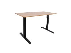 Töölaud ERGO OPTIMAL 1-mootoriga 120x60cm, tamm