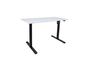 Töölaud ERGO OPTIMAL 1-mootoriga 120x60cm, valge