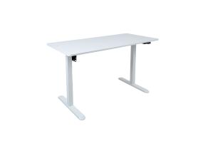 Töölaud ERGO LIGHT 1-mootoriga 120x60cm, valge