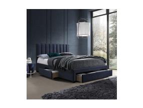 Voodi GRACE madratsiga HARMONY DUO 160x200cm, sinine