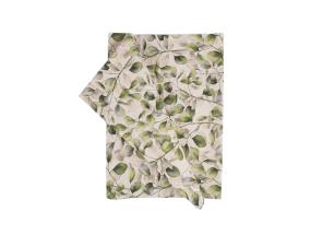 Linik HOLLY 43x116cm, papli lehed, 80% puuvill, 20% polüester, kangas 352