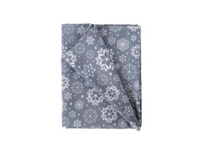 Laudlina WINTER FLOWERS, 136x220cm, lumehelbed, 50%polüester, 50%puuvill, kangas 384