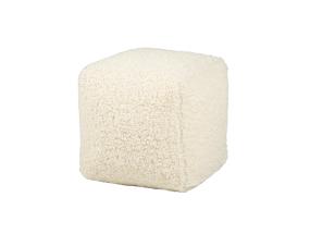 Padi LARRY kuubik, 25x25x25cm, naturaalvalge, 100% polüester, kangas 464