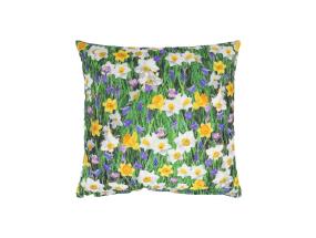 Padi HOLLY 45x45cm, lukuga, kevadlilled, kangas 100% puuvill, kangas 415