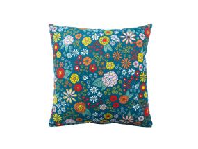 Padi HOLLY 45x45cm, lukuga, õitsvad õied, kangas 80% puuvill, 20% polüester, kangas 425