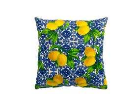 Padi LONETA NEW 45x45cm lukuga, sidrunid, 50% puuvill, 50% polüester, kangas 478