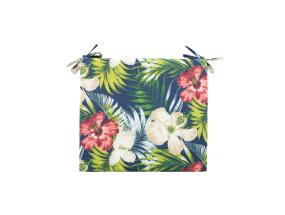 Toolikate SUMMER FLOWER  38x43x2,5cm, tume lillemuster, 100% polüester, kangas 472