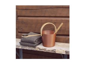 Saunaämber RENTO COPPER, 5L, alumiinium/ bambus