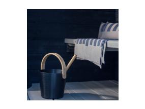 Saunaämber RENTO BLACK, 5L, alumiinium/ bambus